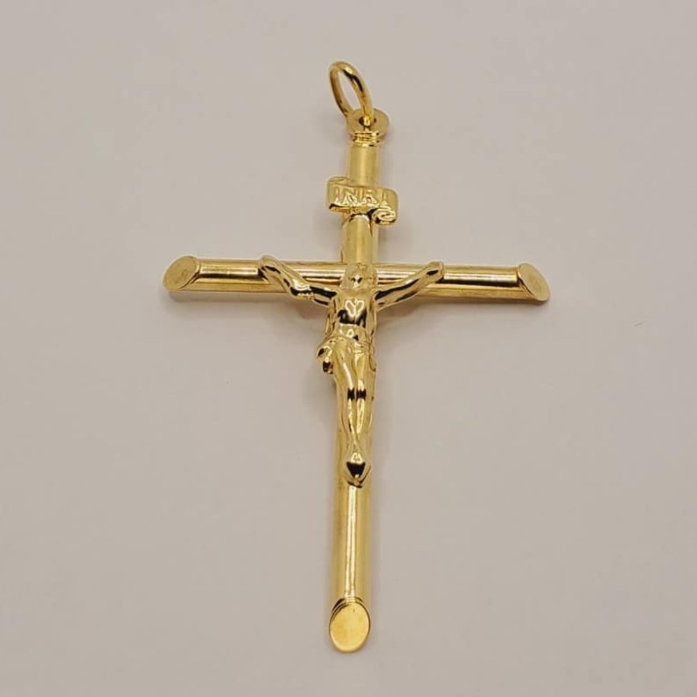 10K Yellow Gold Cross Pendant